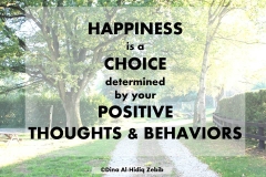 Happiness is a Choice